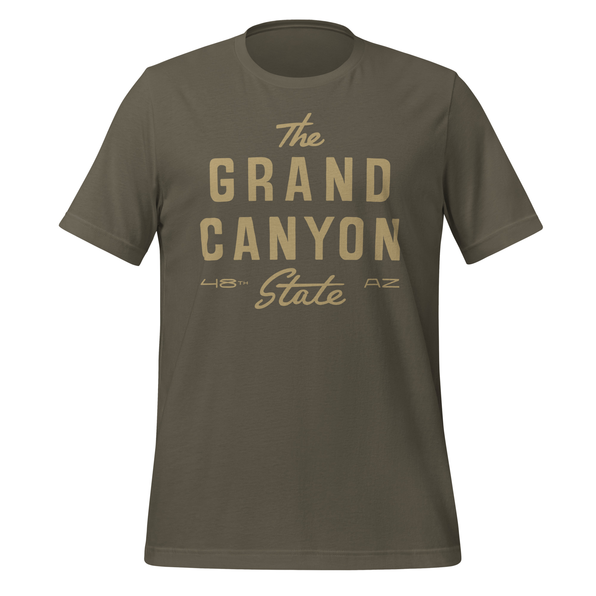 Arizona - The Grand Canyon State - United 50 Collection - Unisex t-shirt - Green