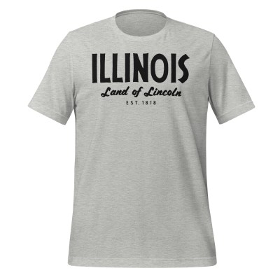 Illinois - Land of Lincoln - United 50 Collection - Unisex t-shirt - White