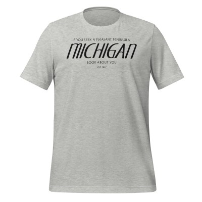 Michigan - Pleasant Penninsula - United 50 Collection - Unisex t-shirt - White