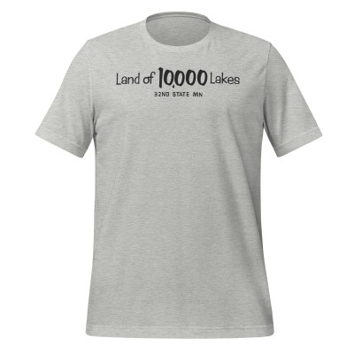 Minnesota - Land of Lakes - 50 Collection - Unisex t-shirt - White