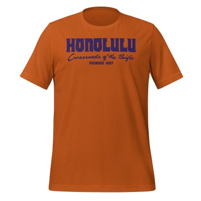 Hawaii - Honolulu - United 50 Collection - Unisex t-shirt - Orange