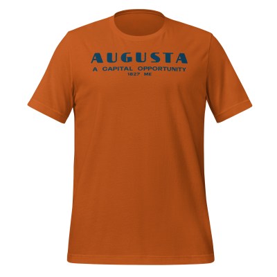 Maine - Augusta - 50 Collection - Unisex t-shirt - Orange