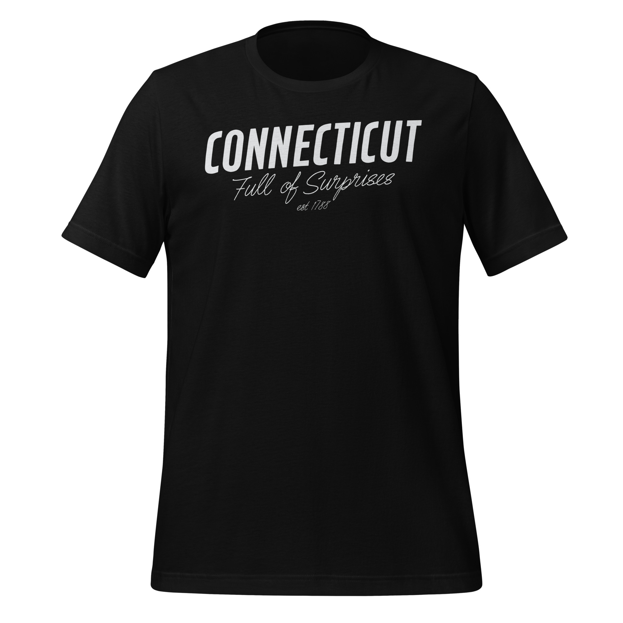 Connecticut - United 50 Collection - Unisex t-shirt - Black - Image 3