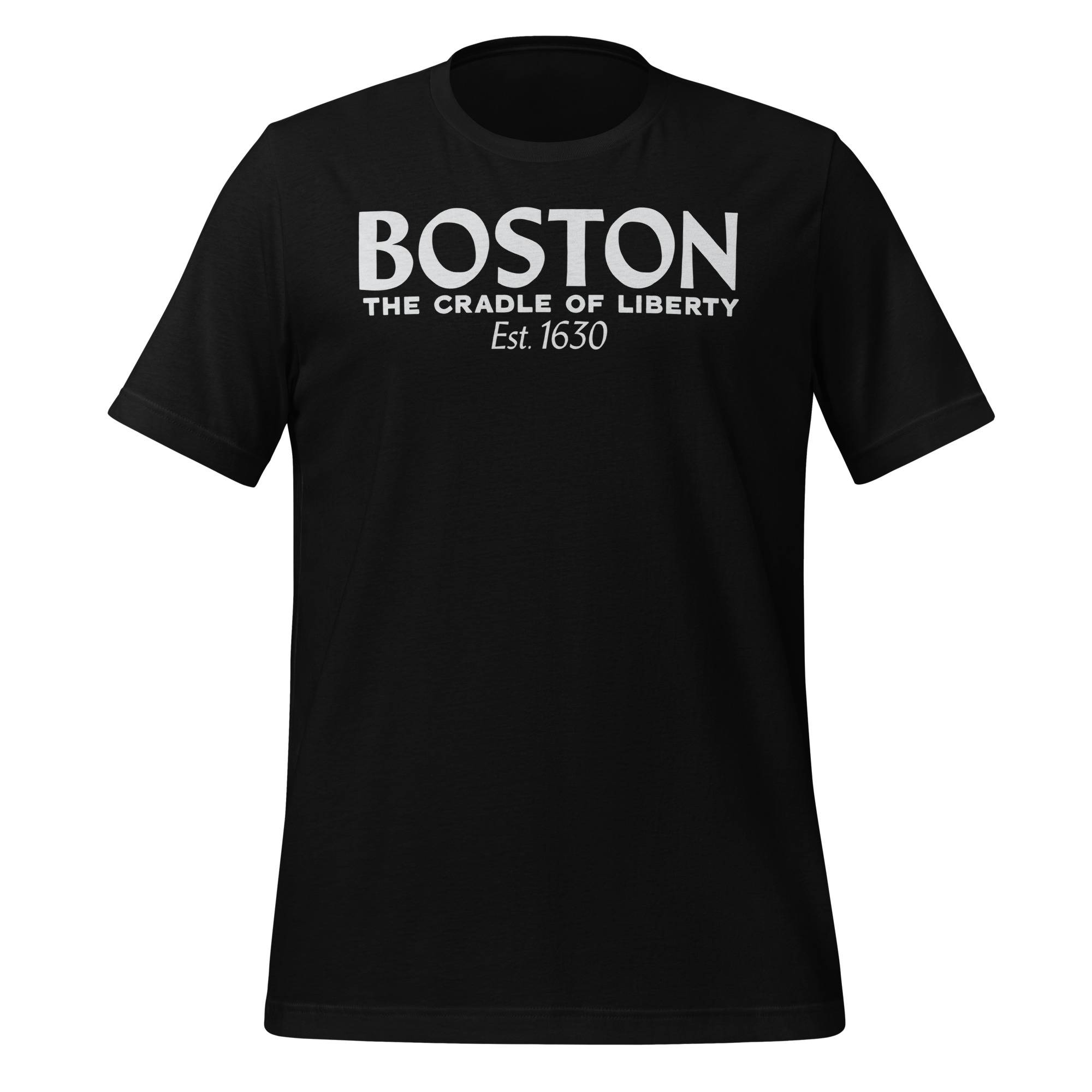 Massachusetts - Boston - 50 Collection - Unisex t-shirt - Black - Image 3
