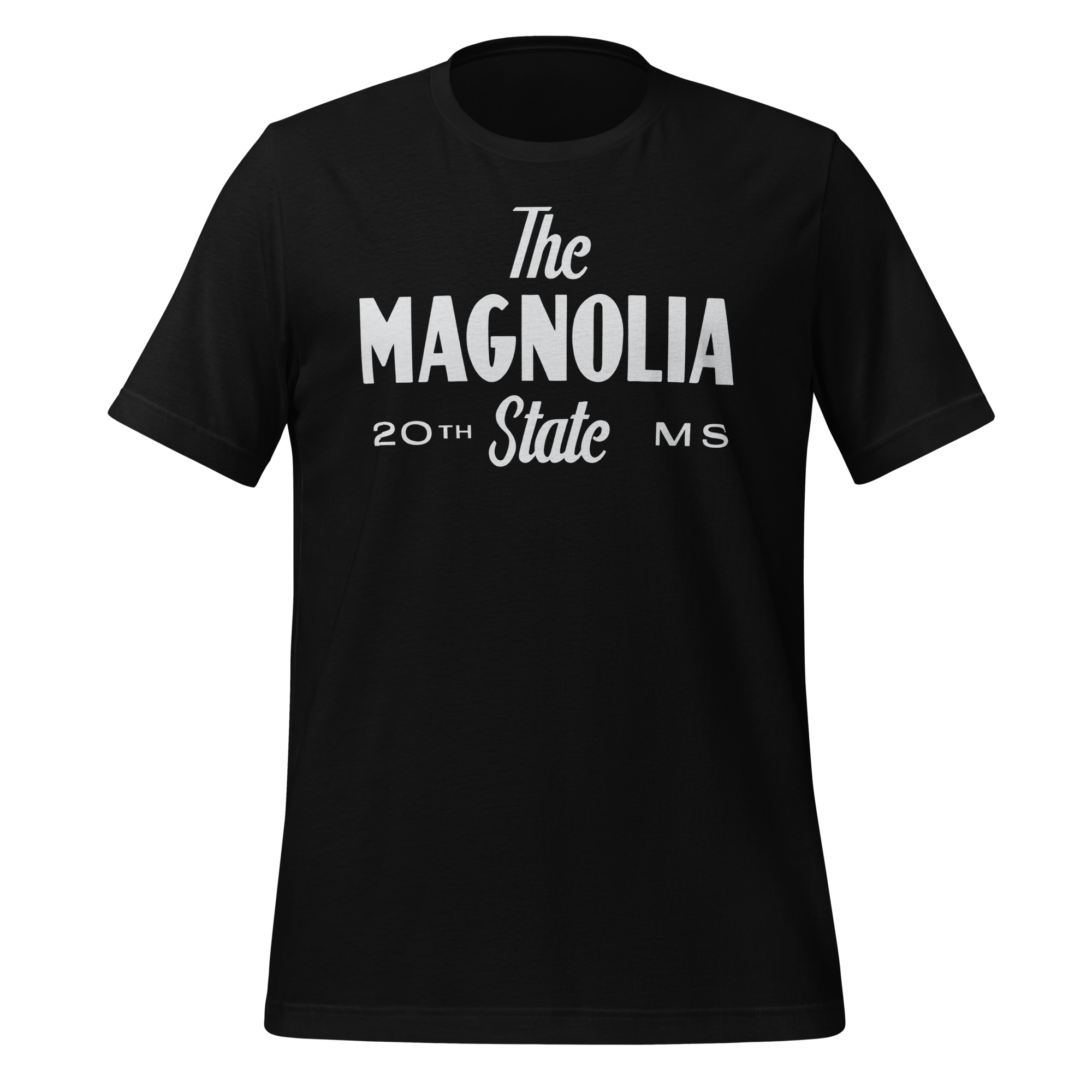 Mississippi - Magnolia State - 50 Collection - Unisex t-shirt - Black - Image 3