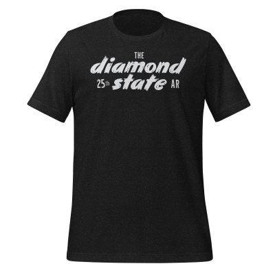 Arkansas - Diamond State - 50 Collection - Unisex t-shirt - Black