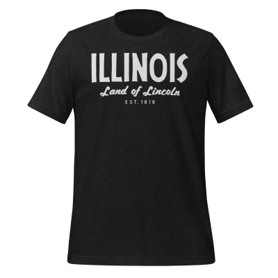 Illinois - Land of Lincoln - United 50 Collection - Unisex t-shirt - Black