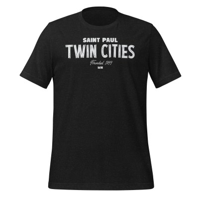 Minnesota - Saint Paul - 50 Collection - Unisex t-shirt - Black