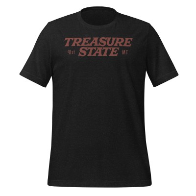 Montana - Treasure State - 50 Collection - Unisex t-shirt - Gold