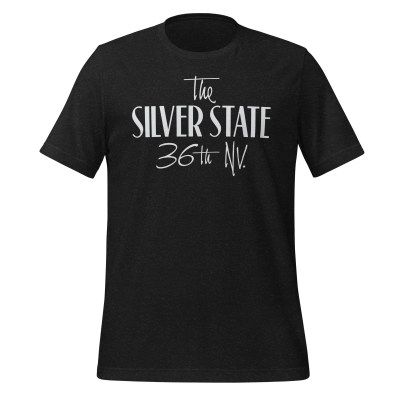 Nevada - Silver State - United 50 Collection - Unisex t-shirt - Black