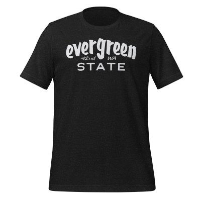 Washington - Evergreen State - 50 Collection - Unisex t-shirt - Black