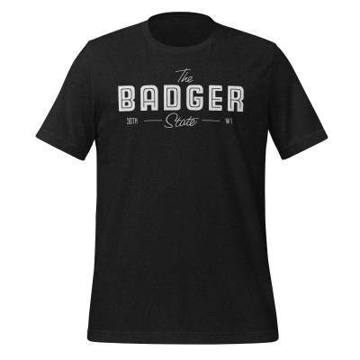 Wisconsin - Badger State - United 50 Collection - Unisex t-shirt - Black
