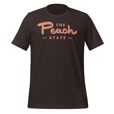 Georgia - The Peach State - United 50 Collection - Unisex t-shirt - Brown
