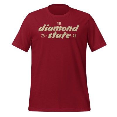 Arkansas - Diamond State - 50 Collection - Unisex t-shirt - Red