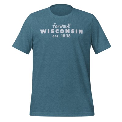 Wisconsin - Forward - United 50 Collection - Unisex t-shirt - Blue