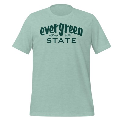 Washington - Evergreen State - 50 Collection - Unisex t-shirt - Green