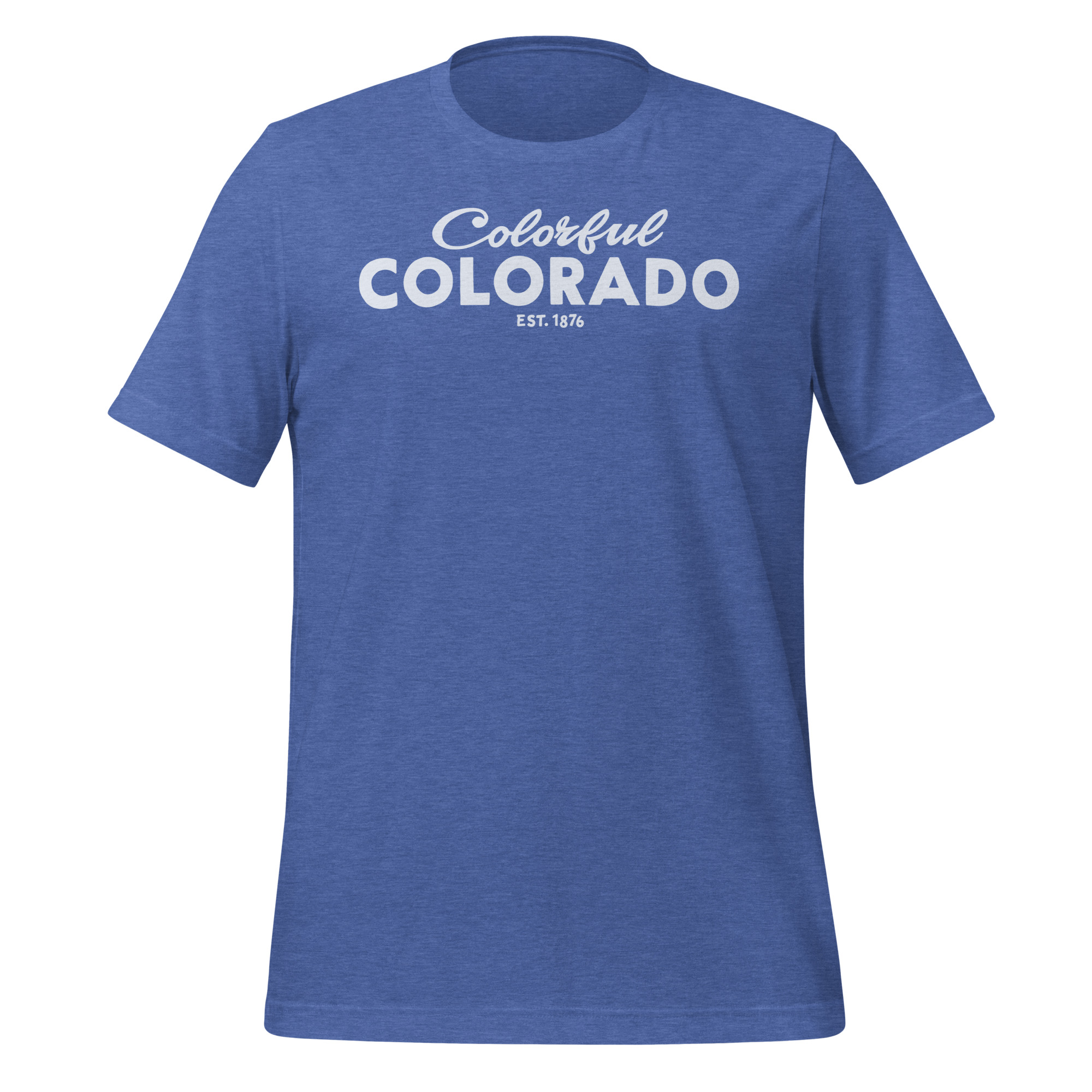 Colorado - Colorful - United 50 Collection - Unisex t-shirt - Blue