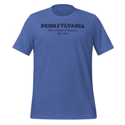 Pennsylvania - 50 Collection - Unisex t-shirt - Blue