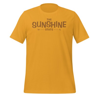 Florida - Sunshine State - United 50 Collection - Unisex t-shirt - Gold