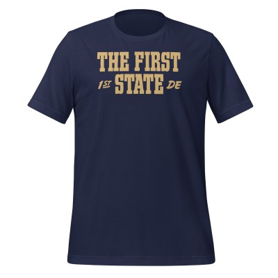 Delaware - First State - 50 Collection - Unisex t-shirt - Blue