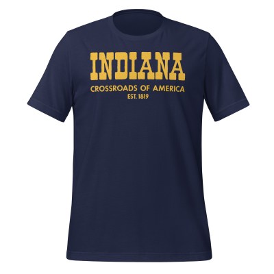 Indiana - 50 Collection - Unisex t-shirt - Navy