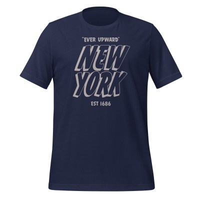 New York - Ever Upwards - United 50 Collection - Unisex t-shirt - Navy