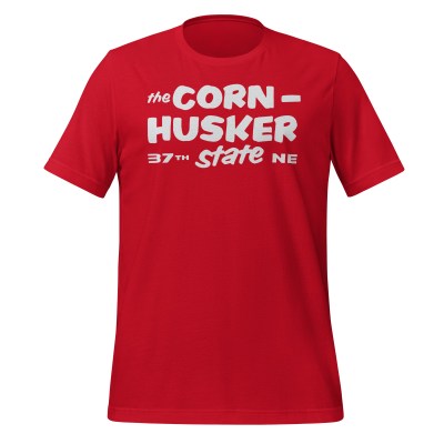 Nebraska - Cornhusker State - 50 Collection - Unisex t-shirt - Red