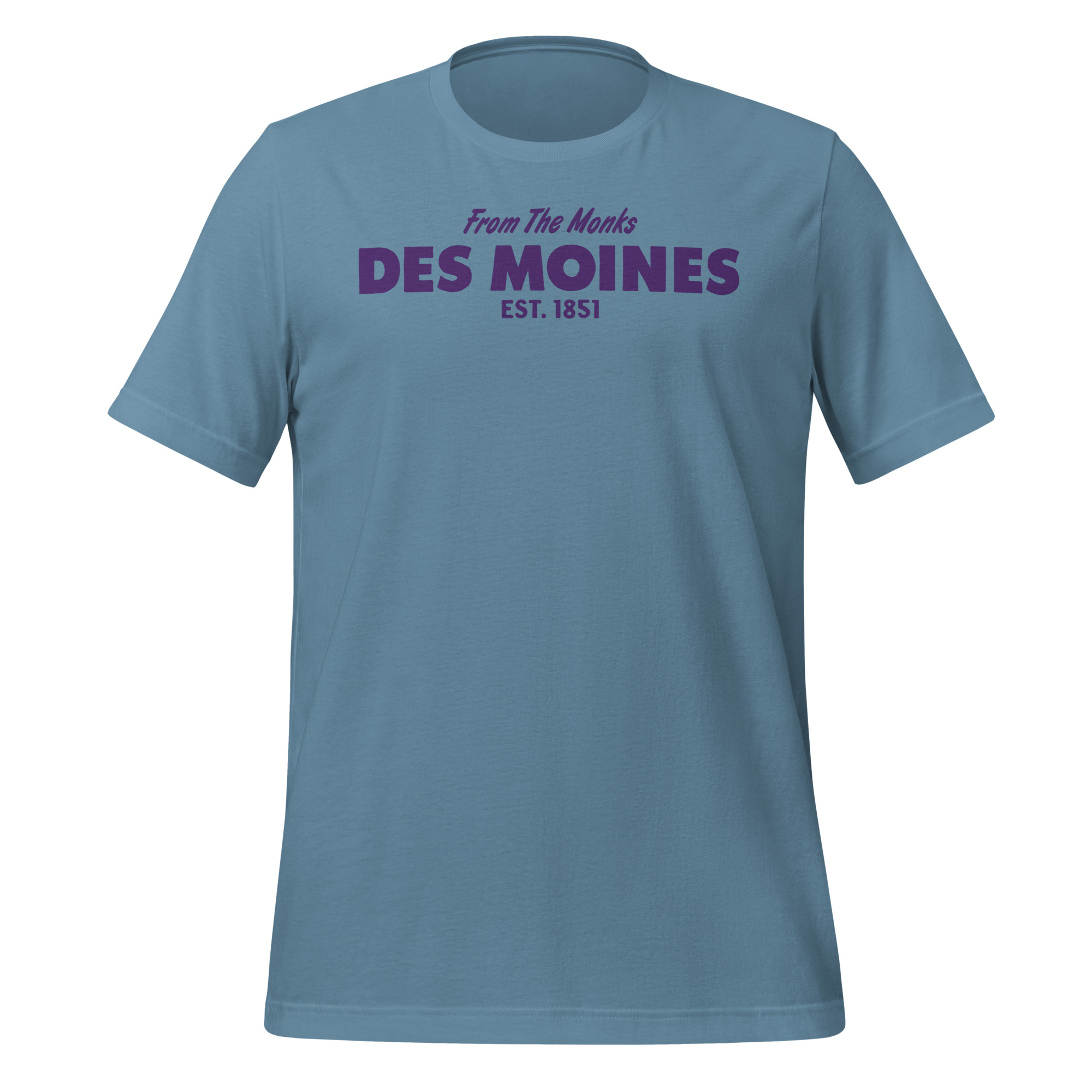 Iowa - Des Moines - 50 Collection - Unisex t-shirt - Blue