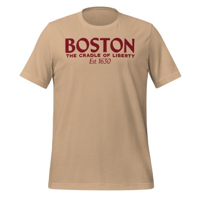 Massachusetts - Boston - 50 Collection - Unisex t-shirt - Tan