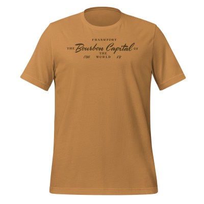 Kentucky - Frankfort Bourbon Capital - 50 Collection - Unisex t-shirt - Gold
