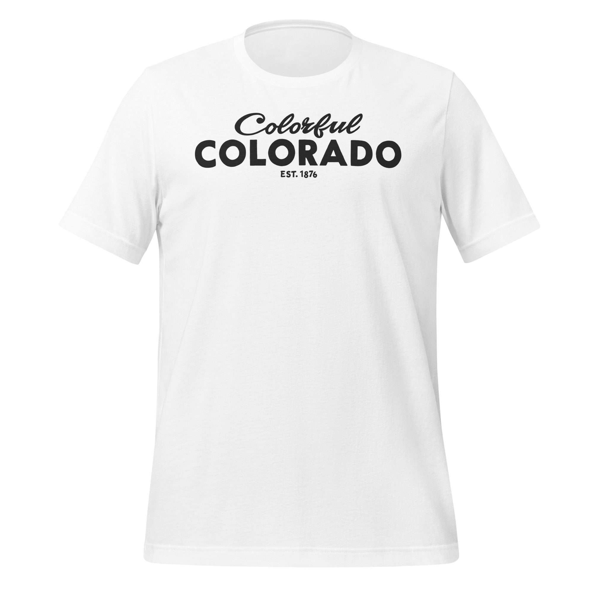 Colorado - Colorful - United 50 Collection - Unisex t-shirt - White - Image 7