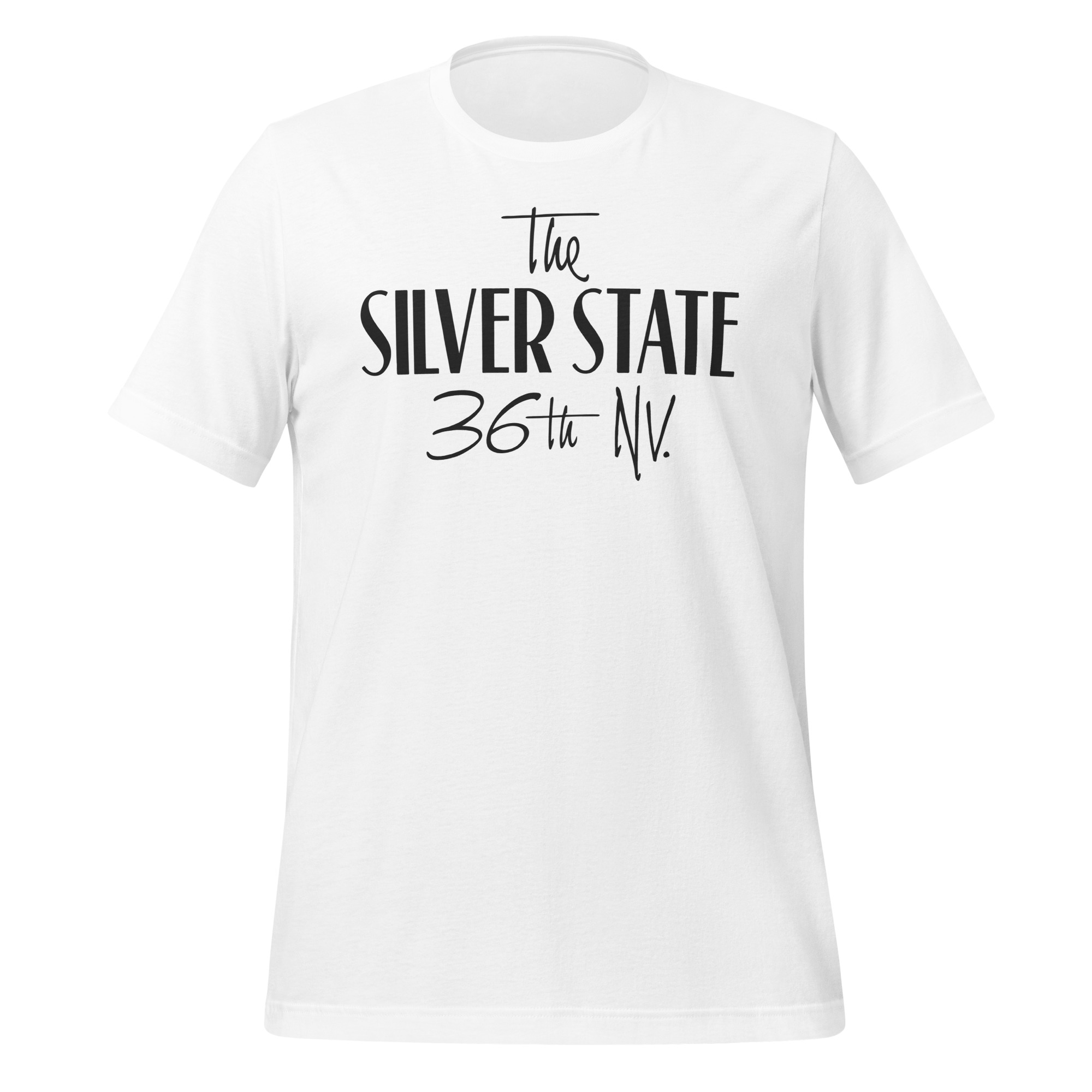Nevada - Silver State - United 50 Collection - Unisex t-shirt - White - Image 9