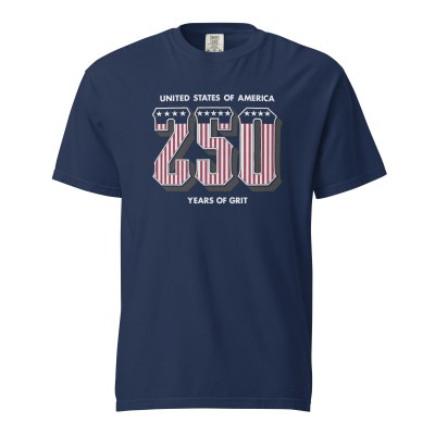 Western 250 - Unisex Garment-Dyed heavyweight T-Shirt - Blue
