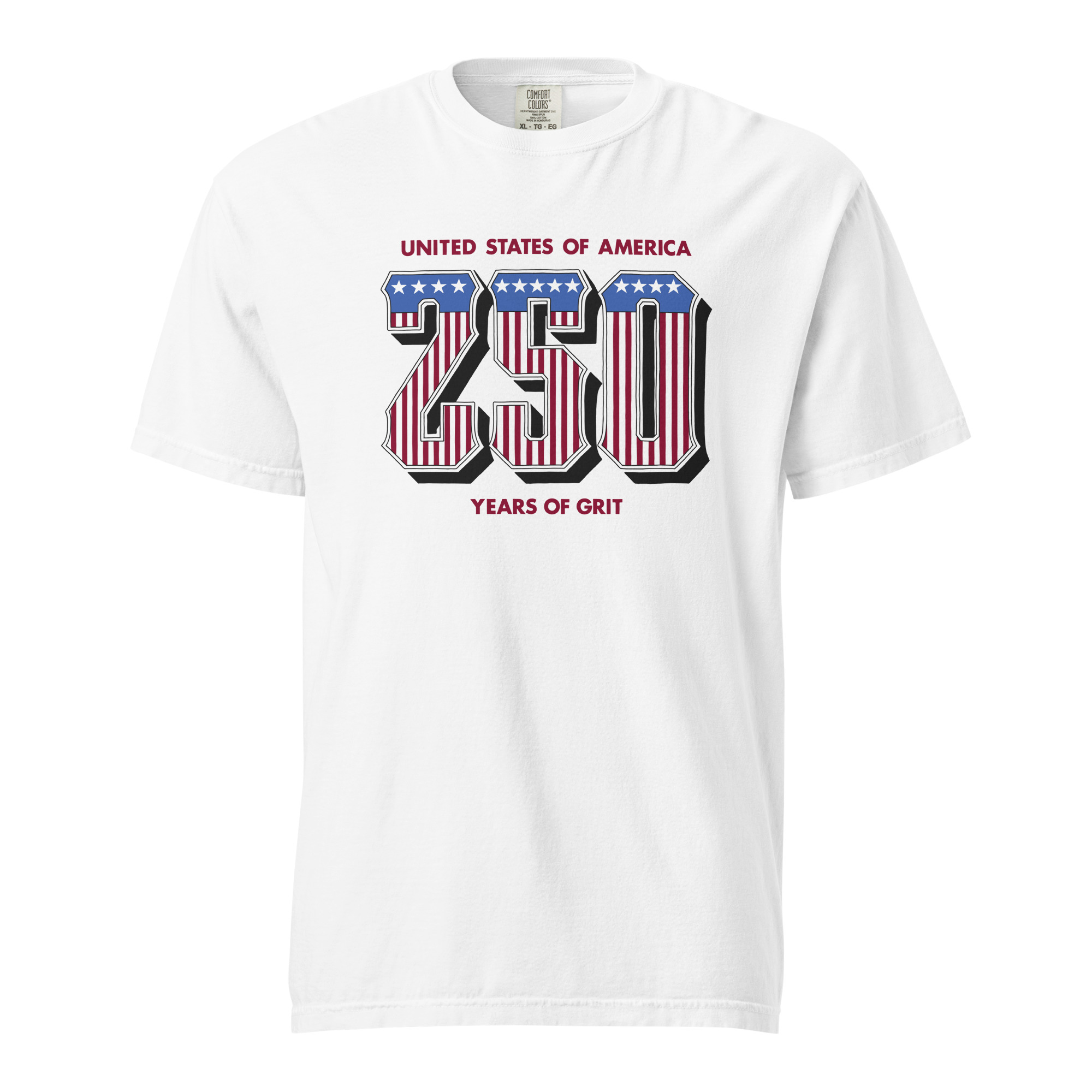Western 250 - Unisex Garment-Dyed heavyweight T-Shirt - White