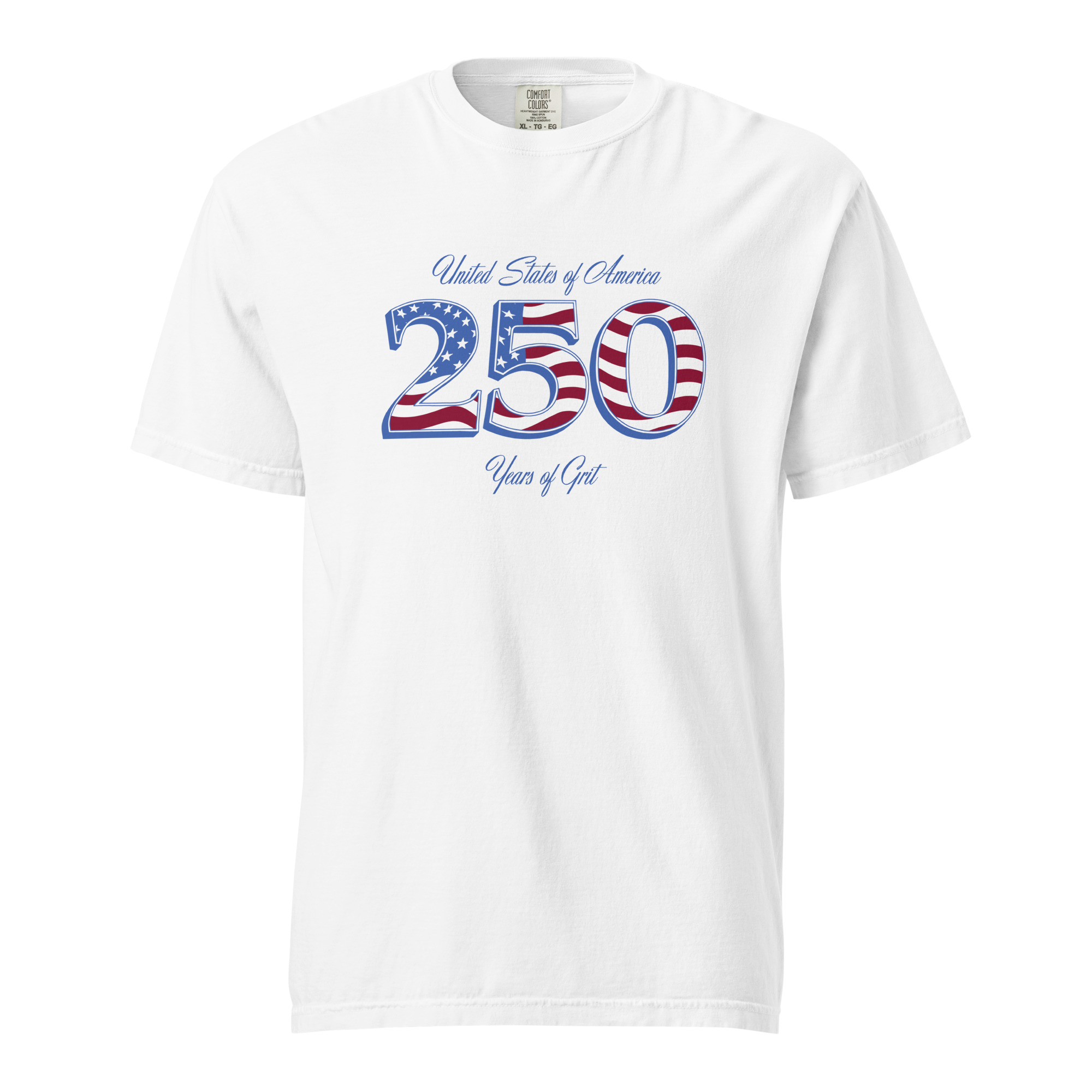 Classic 250 - Unisex Garment-Dyed heavyweight T-Shirt - White